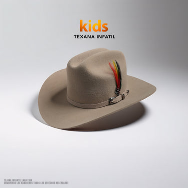 Texana Beige Lana Fina INFANTIL